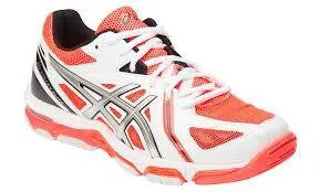 Asics Gel-Volley Elite 3 Womens Wht/Silv/Hot