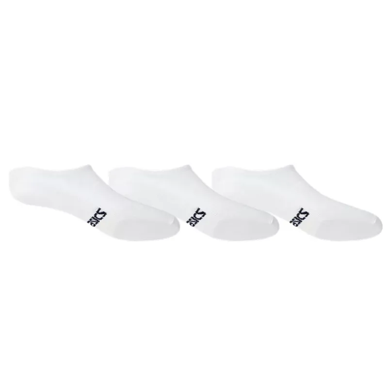 Asics Pace Invisible Socks 3 Pack - Brilliant White