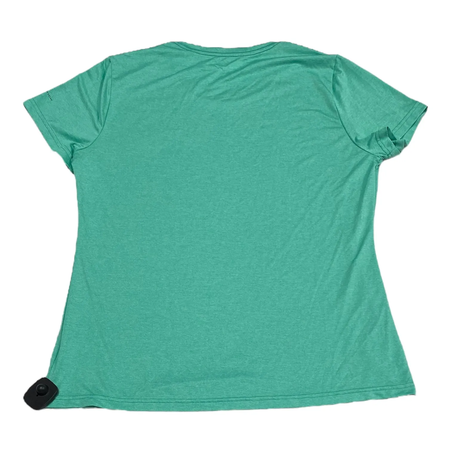 Athletic Top Short Sleeve By Columbia In Green, Size: L