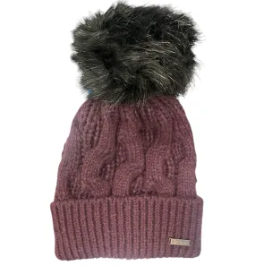 Boundless Days Cable Knit Pom Beanie Moonvista