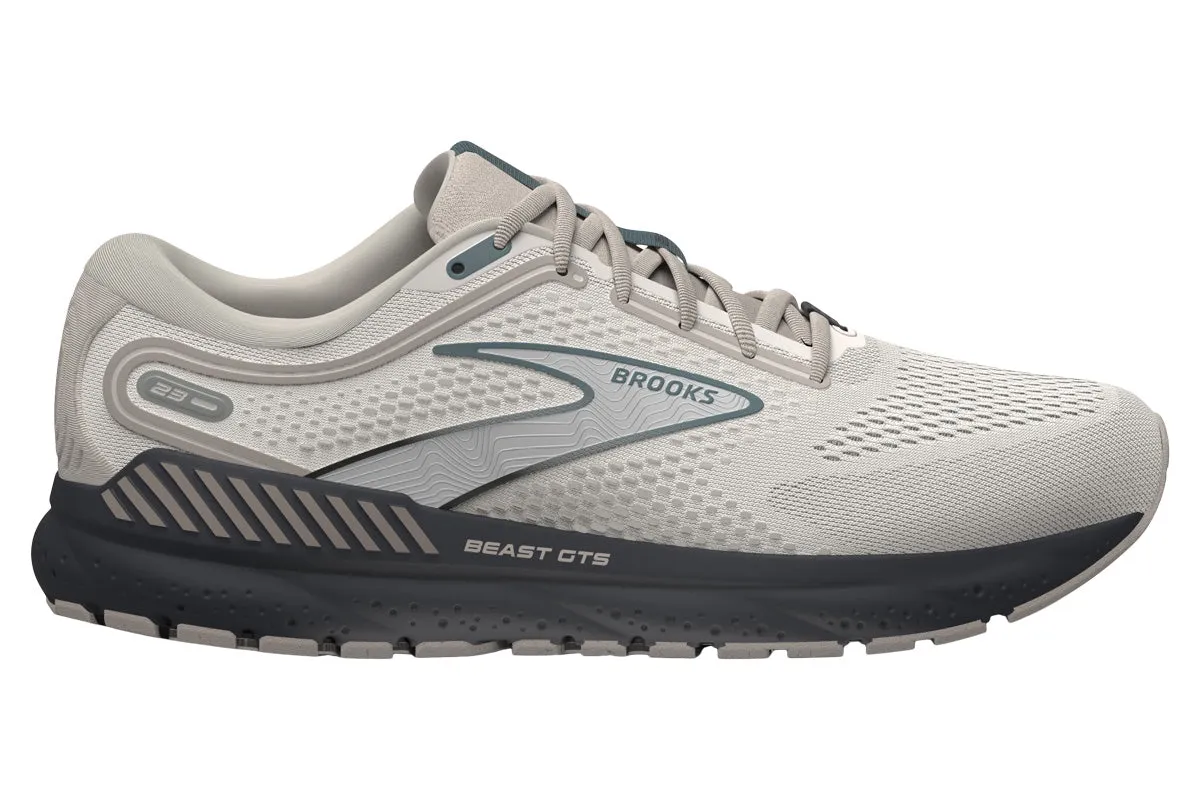 Brooks Beast GTS 23 4E Chateau Grey/White/Blue Mens