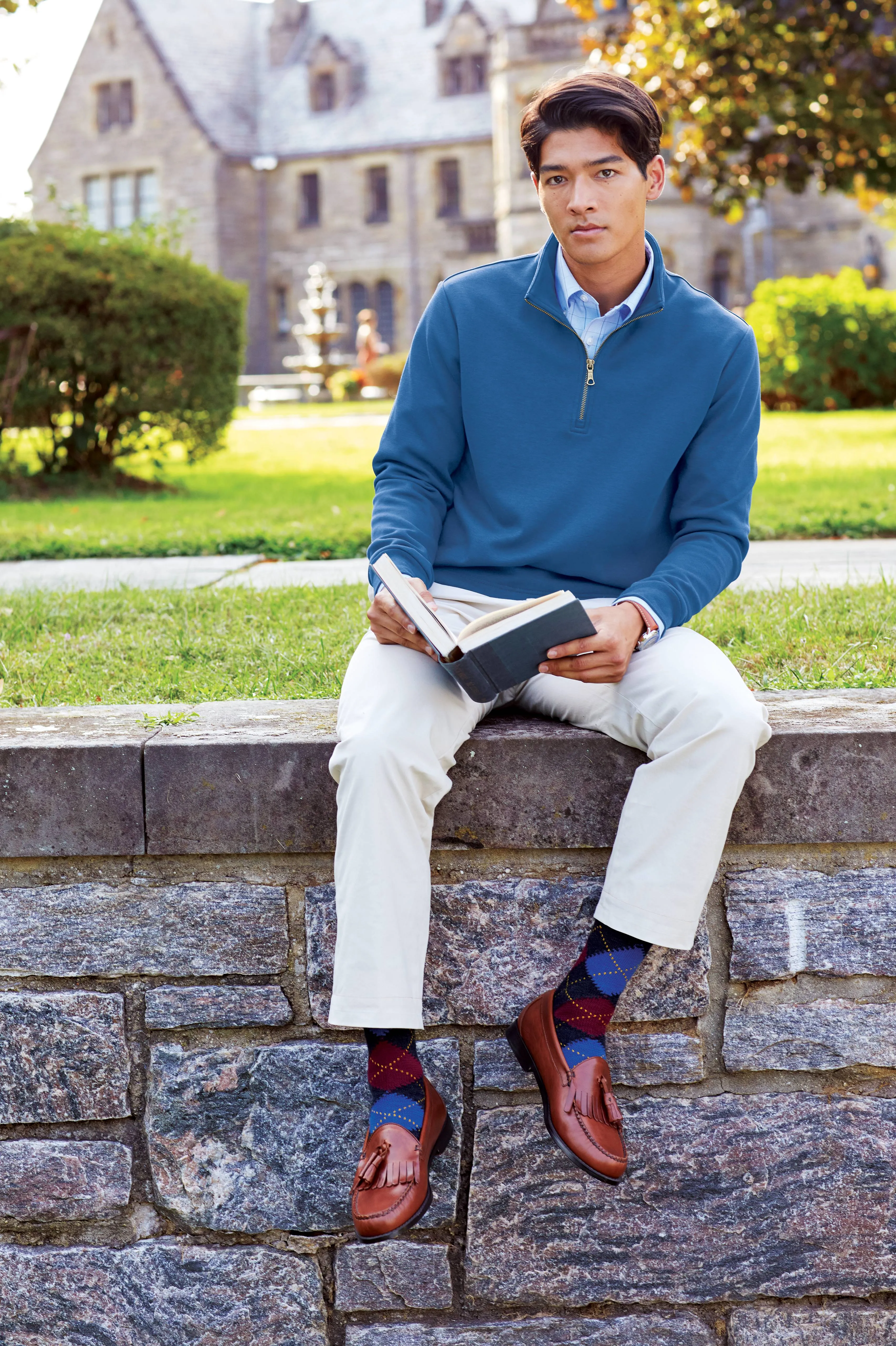 Brooks Brothers Double-Knit 1/4-Zip