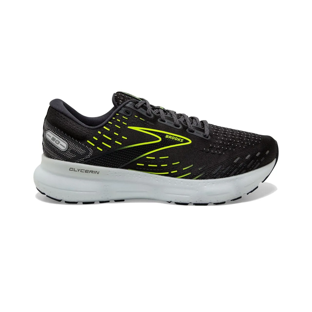 Brooks Glycerin 20 (Mens) - Ebony/White/Nightlife