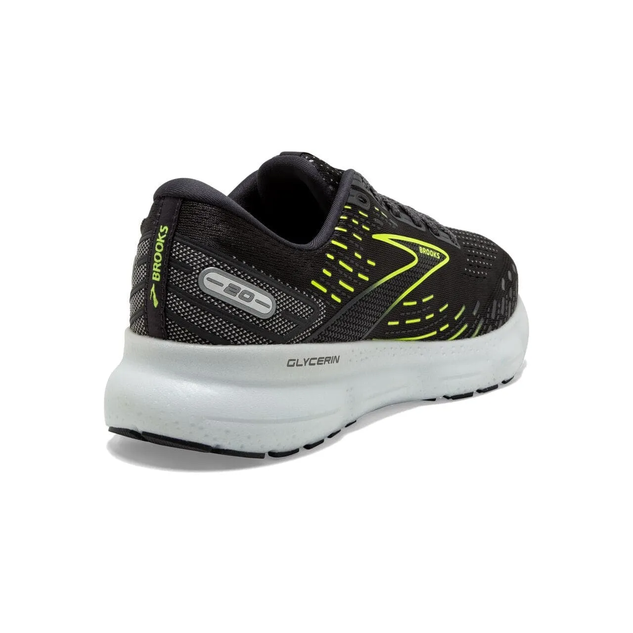 Brooks Glycerin 20 (Mens) - Ebony/White/Nightlife