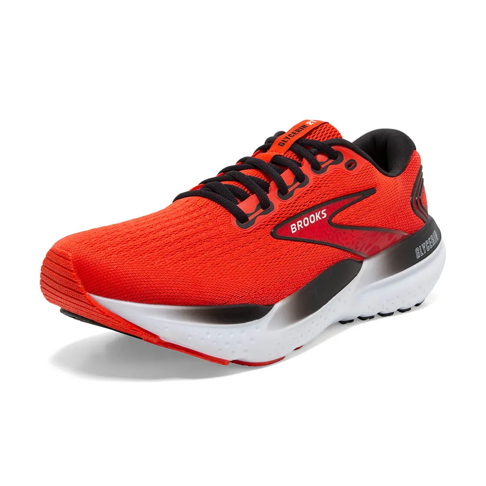 Brooks Glycerin 21 (Mens) - Grenadine/Salsa/Black