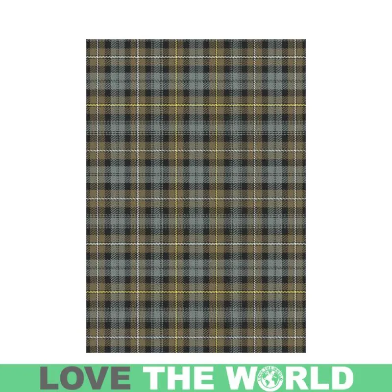 Campbell Argyll Weathered Tartan Flag K7