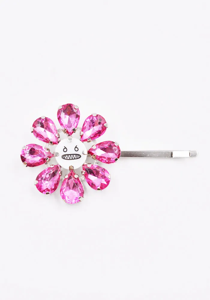 CHARLES JEFFREY LOVERBOY 31140102 METAL CRAZY DAIZY HAIR PIN PINK