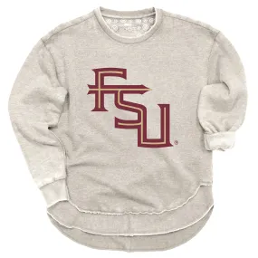 Endzone Poncho Fleece Crew in Florida State University