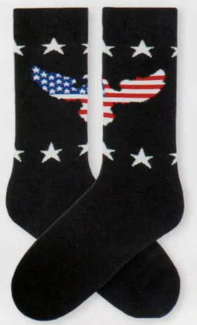 K Bell American Made Mens American Eagle Sock