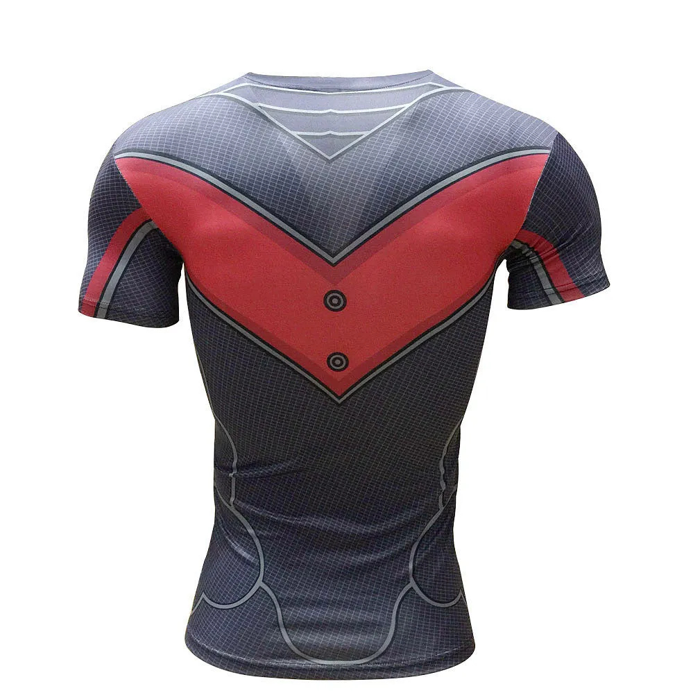 NIGHTWING Compression Shirt for Men (Short Sleeve)