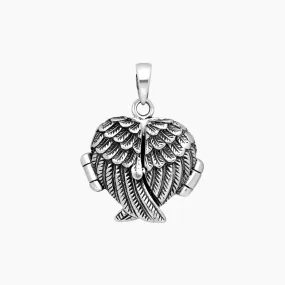 Sterling Silver Angel Wing Locket