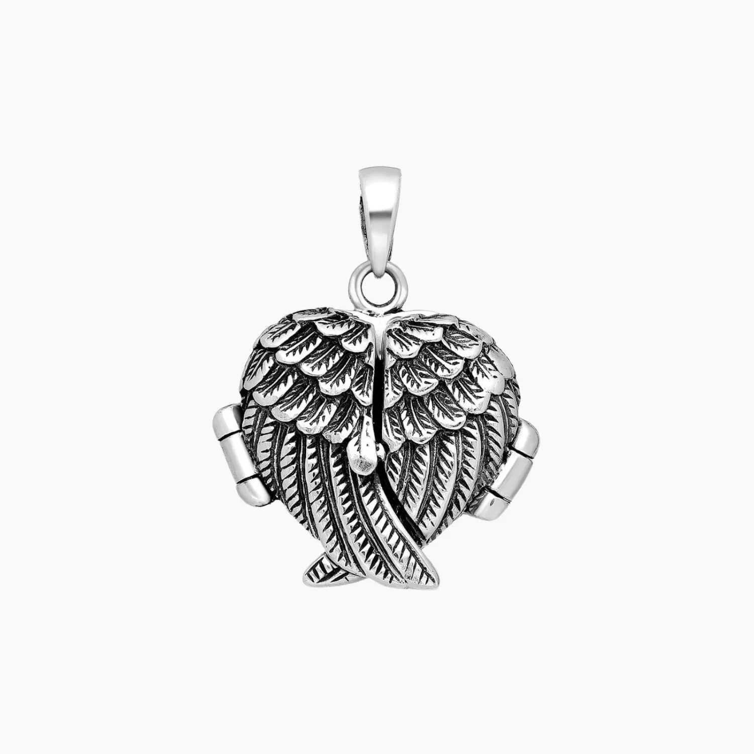 Sterling Silver Angel Wing Locket